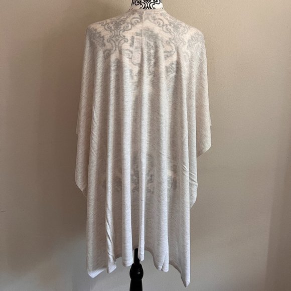 LOFT Semi Sheer Wrap Style Cardigan - Tan - XL/XXL - Picture 2 of 6